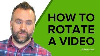 Rotate a Video (Quick & Easy!)