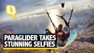 Paraglider Takes Stunning Selfie Videos Along the Coast of Turkey