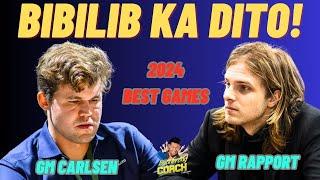 THIS IS WHY MAGNUS IS NO.1! IBANG LEVEL TALAGA! Carlsen vs Rapport! Best Games 2024
