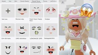 What if you can create roblox faces.. 