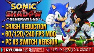 Sonic X Shadow Generations: Yuzu vs Ryujinx - Uzuy vs Sudachi - Mods + Fix - Windows / Android