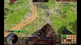 Clearing the Road - Japan M3 - Hard Walkthrough - Age of Empires III Asian Dynasties