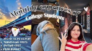 Monthly Expenses of a Delhi University student || PGs hostels and flats : explained || DU Tips