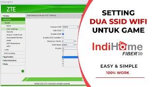 Cara Setting SSID WIFI Modem Indihome Untuk Game Online