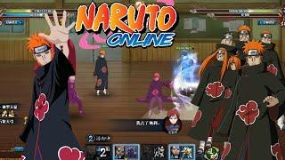 Naruto Online - Pain [Tendo] and Pain [Six Path Rinnegan] TEAM UP