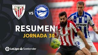 Resumen de Athletic Club vs Deportivo Alavés (0-0)