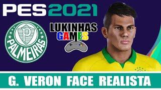 PES 21 | GABRIEL VERON | PALMEIRAS | BRASIL SUB 17 | FACE REALISTA | LOOK ALIKE | HOW TO MAKE