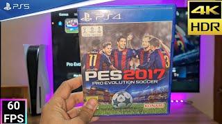 PES 17 in 2022 Nostalgia(PS5 Gameplay) 4K HDR 60FPS