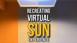 Recreating Virtual Sun Experience - Skylight #interiorlighting #interiordesign #lightingdesign