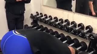 The mountain, hafþór björnsson! Easy 176LB in each Arm!
