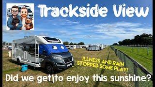 Arriving at CAMC Great Yarmouth Racecourse | PITCHED in a RACETRACK | RAIN and ILLNESS strike!