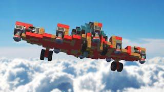 FLYABLE PLANE CHALLENGE!? (Scrap Mechanic)