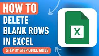 How to Delete Blank Rows in Excel (Easy Tutorial)