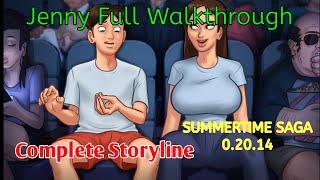 Jenny Full Walkthrough | Summertime Saga 0.20.14 | Jenny's Complete Storyline