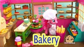 Lil Woodzeez Tickle Your Taste Buds Cupcake Bread Bakery Playset with My Little Pony Pinkie Pie