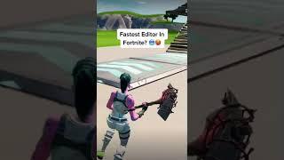 Am I the fastest editor in Fortnite history?