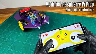 How to make a modified Bluetooth controller car with a Raspberry Pi Pico board #sritu_hobby #jlcpcb