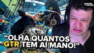 ARUAN REAGE: VOU COLOCAR ESSE MOTOR DE 1000CV NO MEU NISSAN GTR! (RENATO GARCIA) - Cortes do Aruan