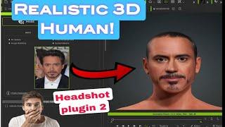 Headshot plugin 2 Character Creator 4 || Reallusion iclone 8 || Metahuman Unreal Engine