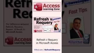 Refresh vs. Requery in Microsoft Access: What's the Difference? #shorts #msaccess