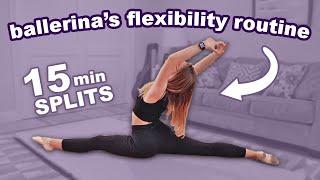 GET YOUR SPLITS FAST: Ballerina's Stretch Routine *Beginner friendly & effective!*