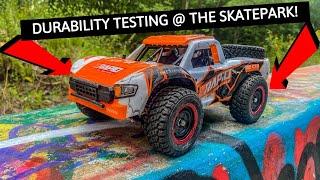 How durable is it?! Bashing the JJRC Q130B Rapid at the skatepark!