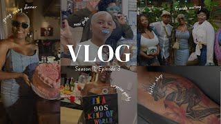 VLOG | Surprise Party + Going Away Dinner + Getting Grills & Tattoos