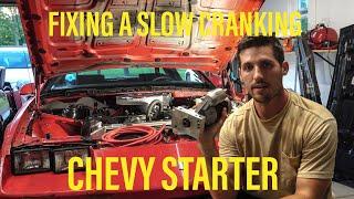 How To: Fix a Slow Cranking Starter (Chevy 350)