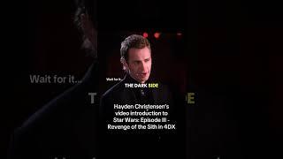 Star Wars: Revenge of the Sith 20th Anniversary Hayden Christensen Intro