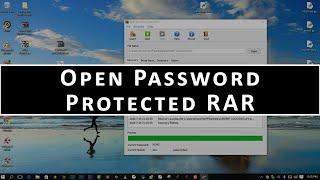 How to Open Password Protected RAR or Zip File without Password in Windows