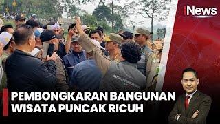 Diduga jadi Biang Kerok Banjir, Bangunan Wisata di Puncak Dibongkar Petugas | iNews Room | 06/03