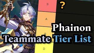 Phainon Teammate Tier List! Who Are His Core(flame) Supports? | Honkai Star Rail 3.4