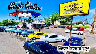 Classic Hot Rods Maple Motors Inventory 6/23/25 Update Muscle Cars For Sale Deals USA Rides *SUMMER*
