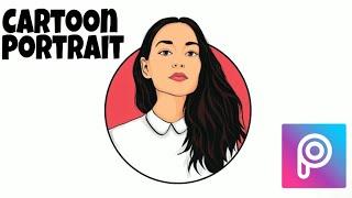 Cartoon Portrait Logo || Picsart Tutorial