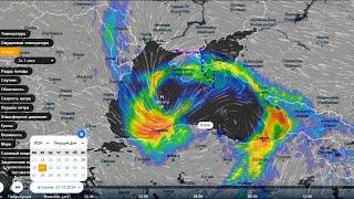 1 октября циклон испортит погоду над Чёрным морем. Прогноз погоды