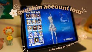 complete genshin account tour ‧₊˚⋆ AR60 player since 2020 ₊˚