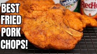 PERFECT Mustard Fried Pork Chops! Only 3 spices Needed!