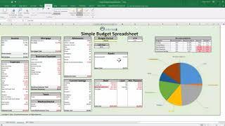 Simple Budget Spreadsheet Tutorial