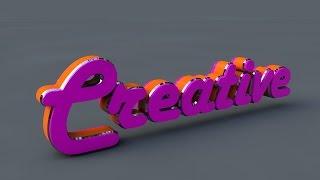 3D Text Tutorial | In Cinema 4D | Hindi / Urdu