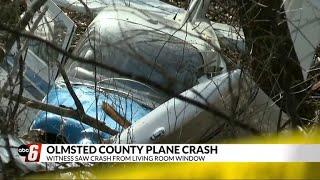 Small plane crashes in Olmsted County