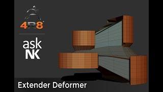 Zbrush 4R8 - Extender Deformer