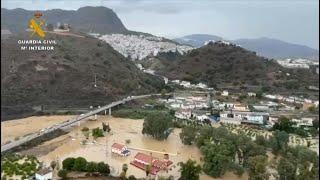 Rescue operations after rivers overflow in Spain's Malaga and Valencia regions | AFP