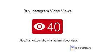 How to buy Instagram Video Views?