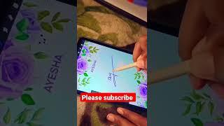 Ayesha signature || signature #viral #gunda #ideas #board