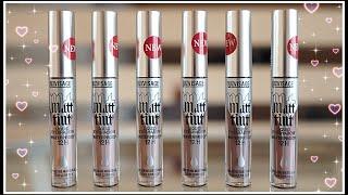  НОВИНКА LUXVISAGE  LUXVISAGE  MATT TINT ! МАТОВЫЕ ТЕНИ! СУПЕРПОДРОБНО СО СВОТЧАМИ НА ГЛАЗАХ!