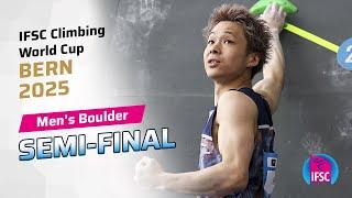Men's Boulder semi-final | Bern 2025