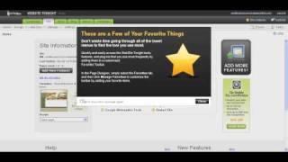 Setting Up GoDaddy's Website Tonight Site Builder Program