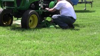 LIFEINVT Mounting 62D mower deck on John Deere 2520