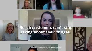 Customer Reviews and Testimonials for Bosch Refrigerators. Up to $500 off now*!