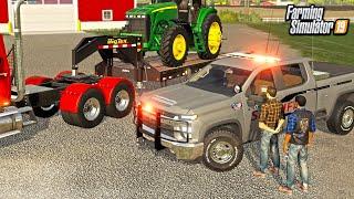 ROBBER CHASE- $300,000 WORTH OF TRACTORS STOLEN! (ROLEPLAY) | FARMING SIMULATOR 2019